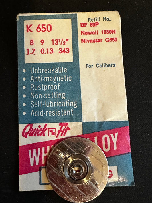 HR Quick Fit Mainspring K674 for Langendorf caliber 191 Pocket Watch - Alloy