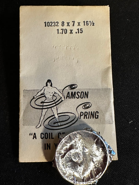 Samson Mainspring No. 10232 for Amida caliber 540, 542 - Steel