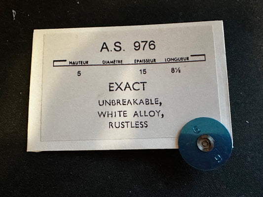EXACT Mainspring for AS Caliber 976 - Alloy