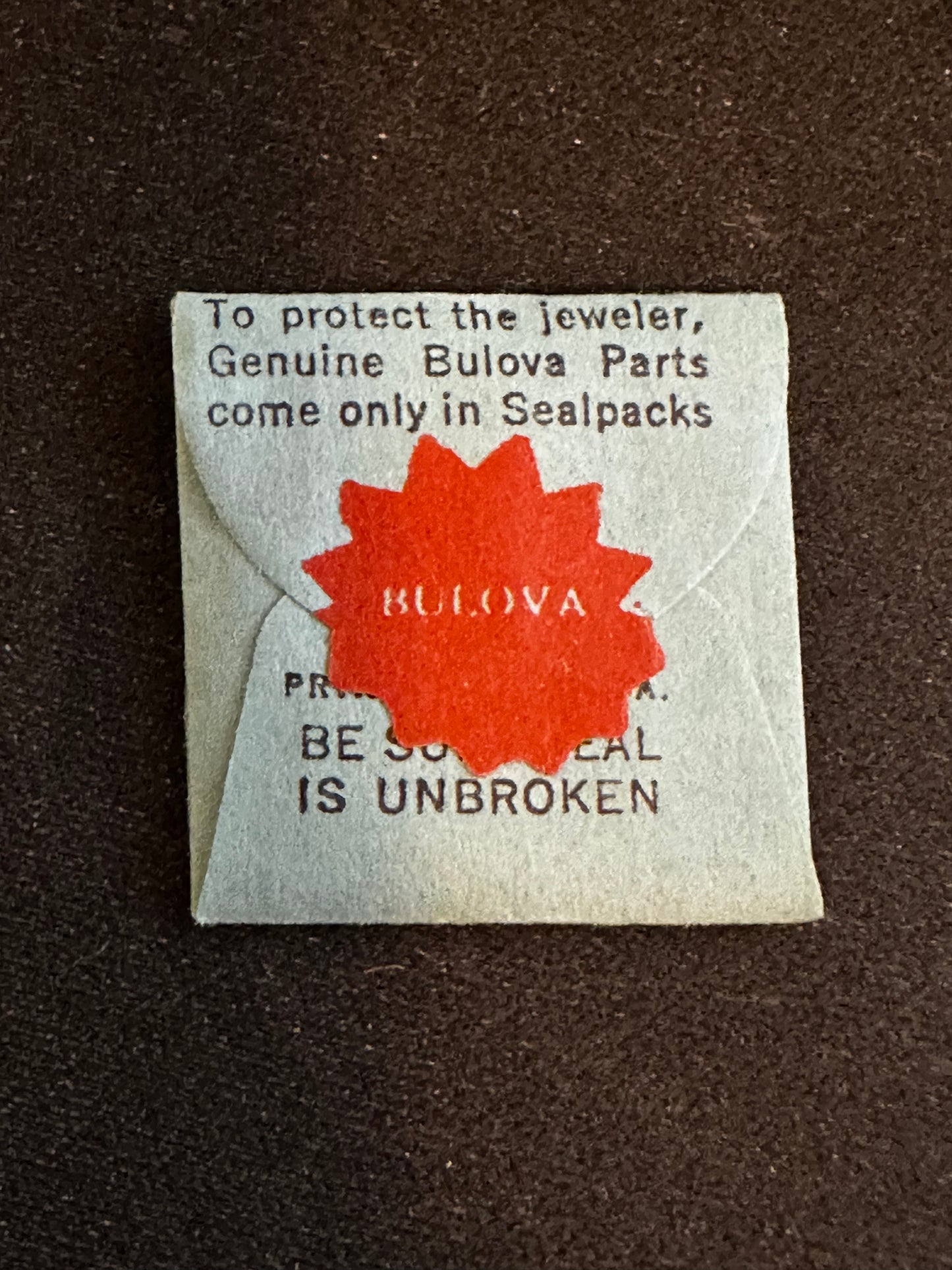 Bulova Factory stem for caliber 11AAC - new in envelope