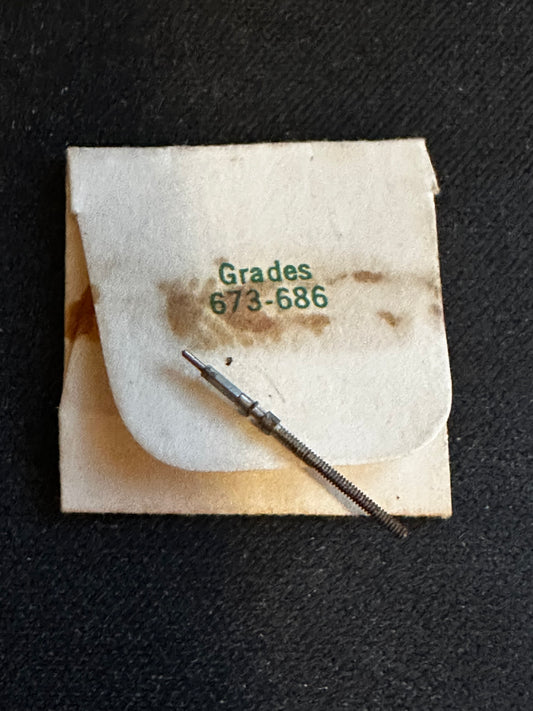 Hamilton Factory Stem / Winding Arbor for Hamilton Grade 673, 686 No. 614783