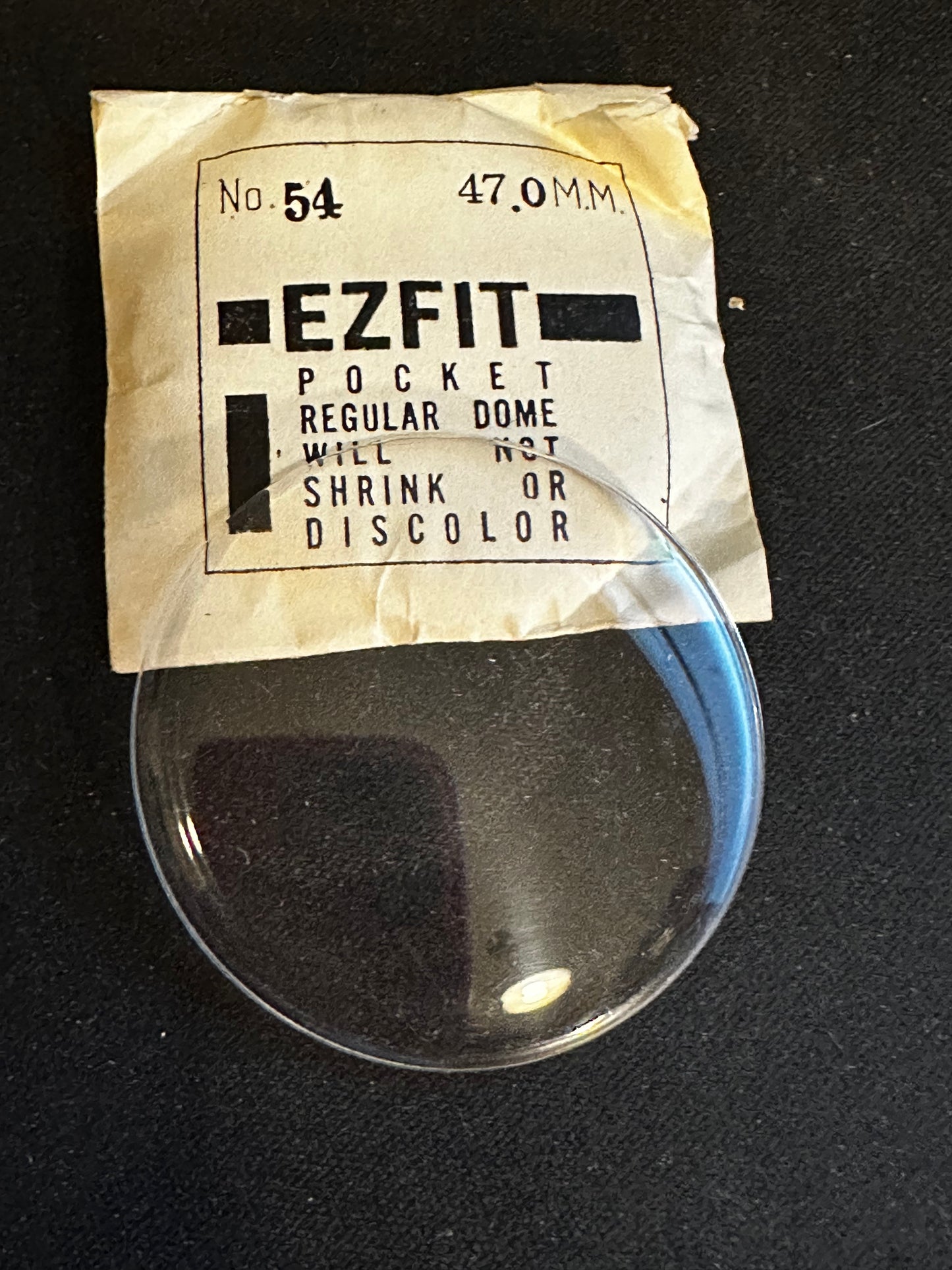 EZFIT Pocket Watch Crystal No. 54, 47.0mm - New