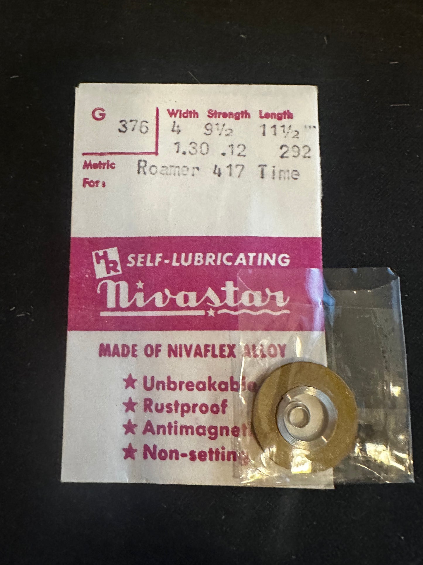 HR Nivastar Mainspring G376 for Roamer 417 TIME - Alloy
