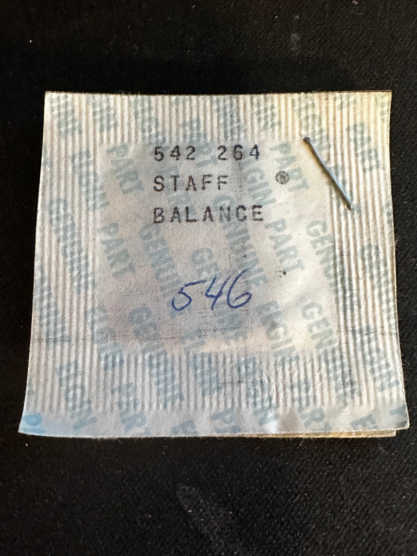 Elgin Factory Balance Staff for 10s Grade 542, 543 & 546 - #5788