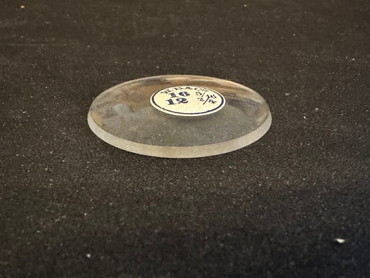 W. B. & C. Vintage Glass Watch Crystal 16-5/16 (~36.8mm) - NOS