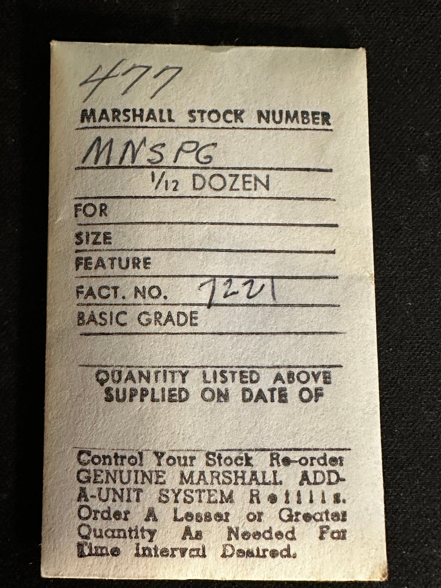 Marco Mainspring #477 for 8/0s Hamilton Movements No. 7221 - Steel