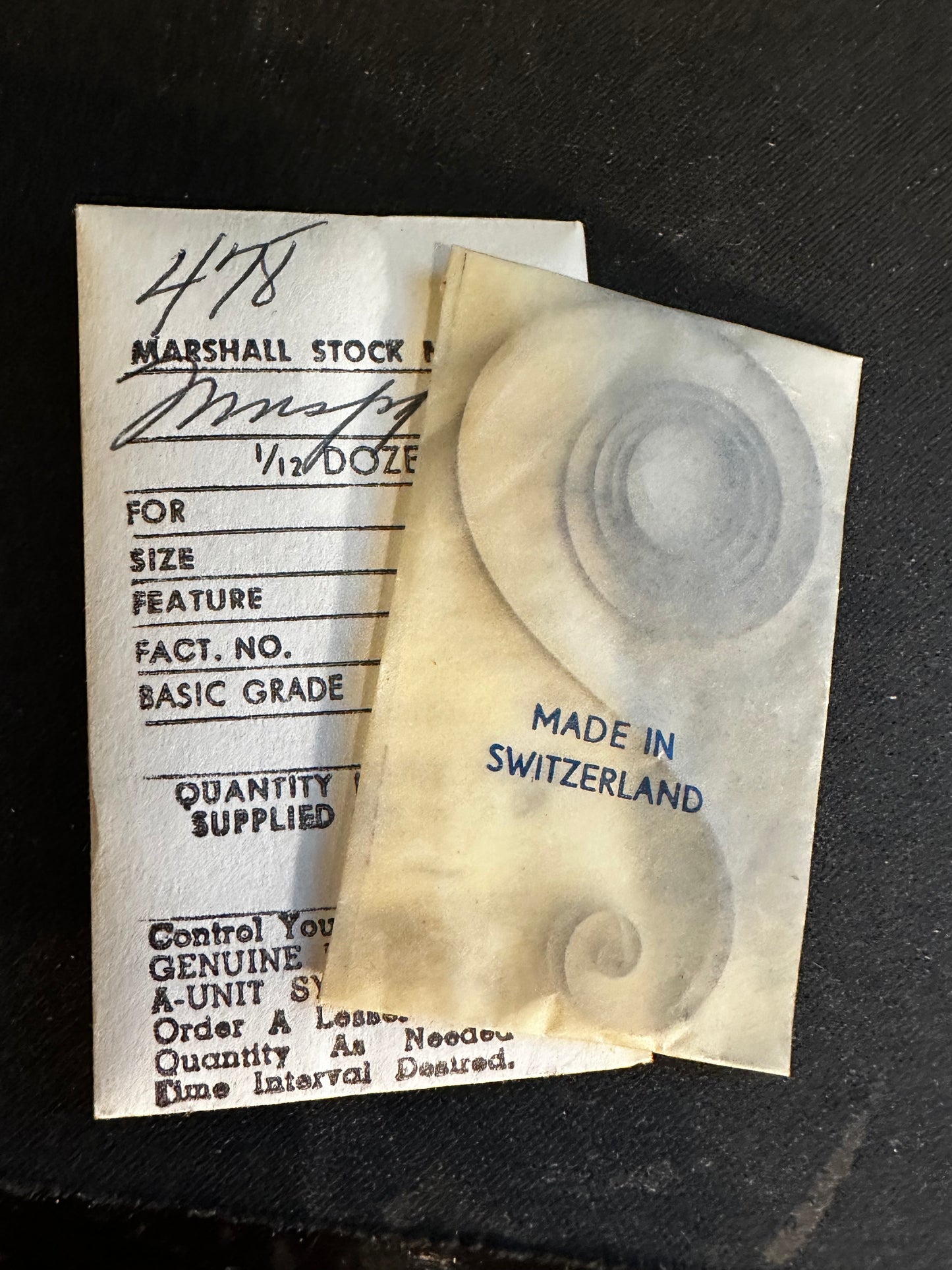 Marco Mainspring #478 for 8/0s Hamilton Movements No. 7221 - Steel