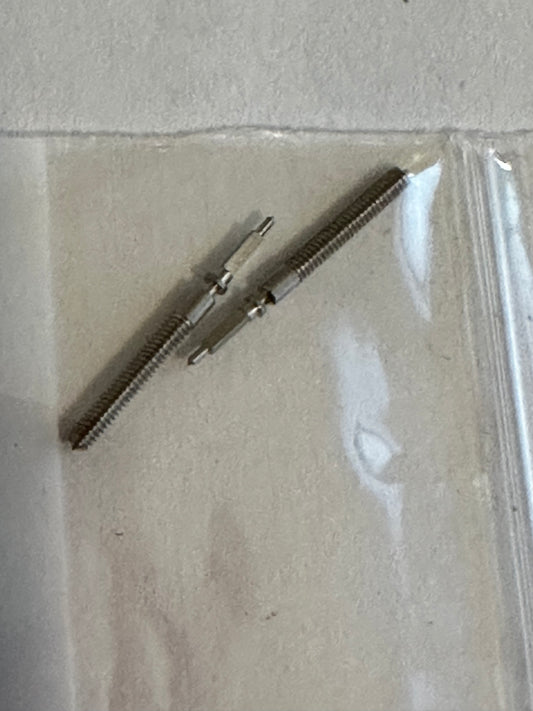 Lot of 2 Stems for 6¾x7¾ ligne Gruen caliber 270, 271 Movements