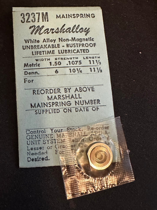 Marco Marshalloy Mainspring 3237M for ETA 1080, AS 667, 677, 843 - Alloy