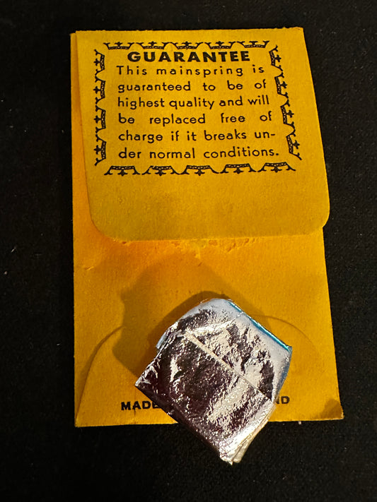 HR Everlast Mainspring E243 for ETA 1010, AS 748, Bulova 4AL, Benrus BD - Steel