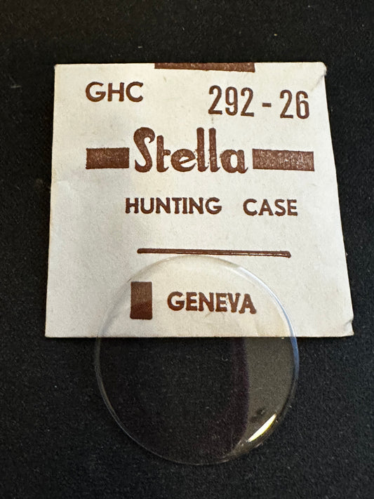 Stella GHC Hunting Case Crystal 29.2mm (size 26) - New