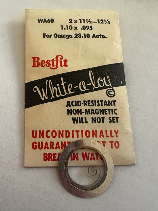 BESTFIT Mainspring WA60 for Omega caliber 28.10 & 330 to 355 Automatic - Alloy