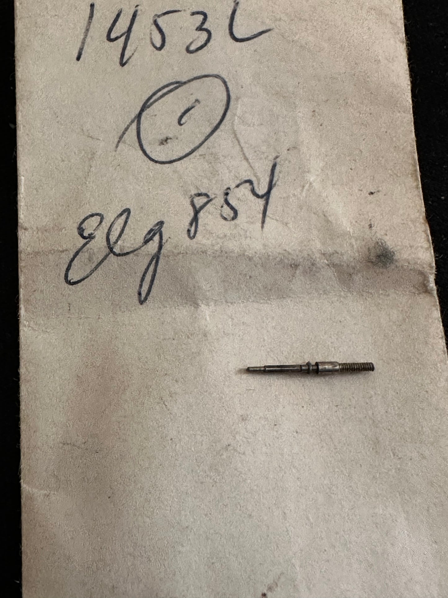 Elgin Factory stem / winding arbor for 5/0s grade 854 (F 4008) movements