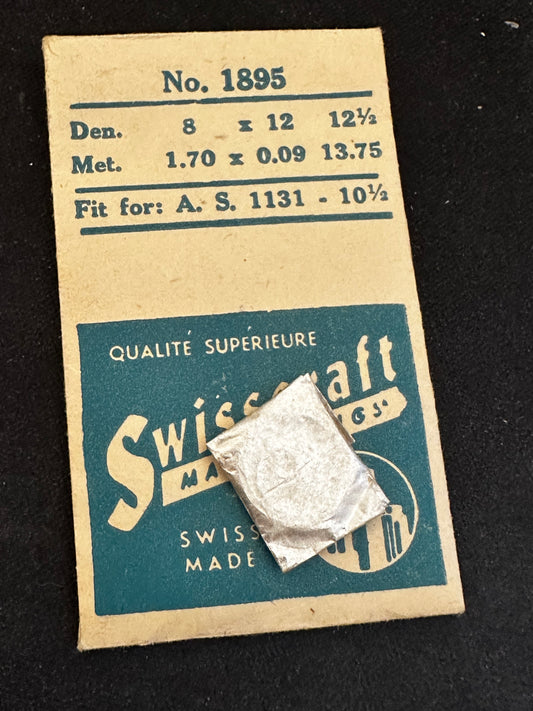 Swisscraft Mainspring No. 1895 for AS caliber 1131 - Steel