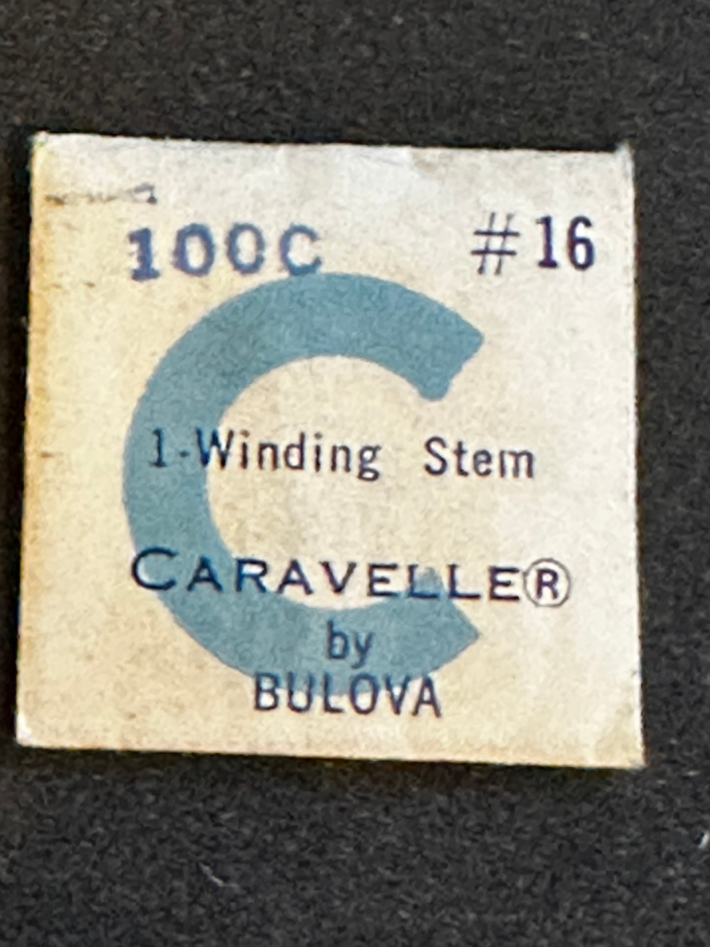Bulova Factory stem for Caravelle caliber 10OC - new in envelope
