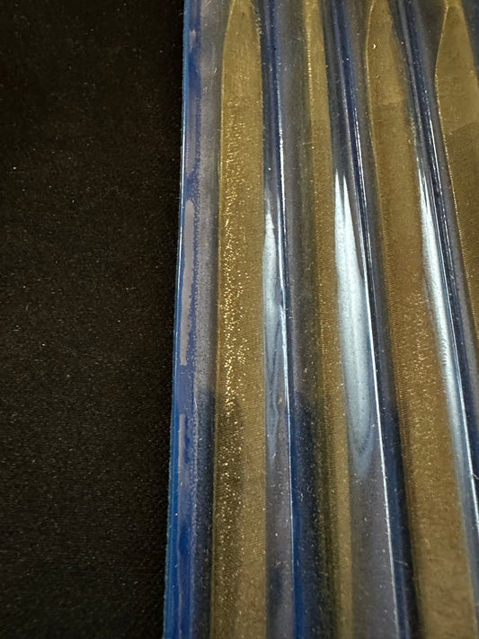 Pack of 12 Pittsburgh Needle Files for the Jeweler or Watchmaker - Gold Embedded