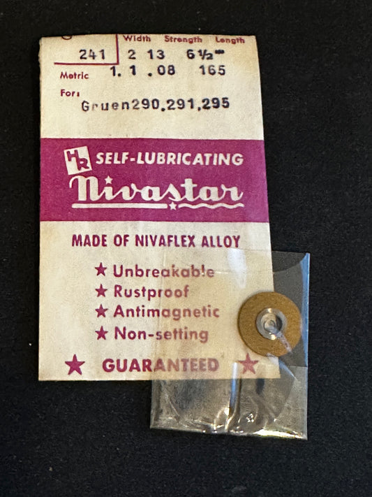 HR Nivastar Mainspring G241 for Gruen caliber 290, 291, 295 - Alloy