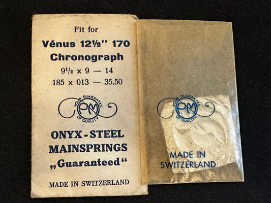 PM Mainspring for Venus caliber 170 Chronograph - Steel