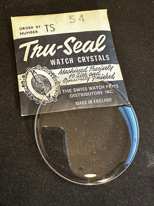 Tru-Seal TS 54 Round Pocket Watch Crystal 47.0mm - New