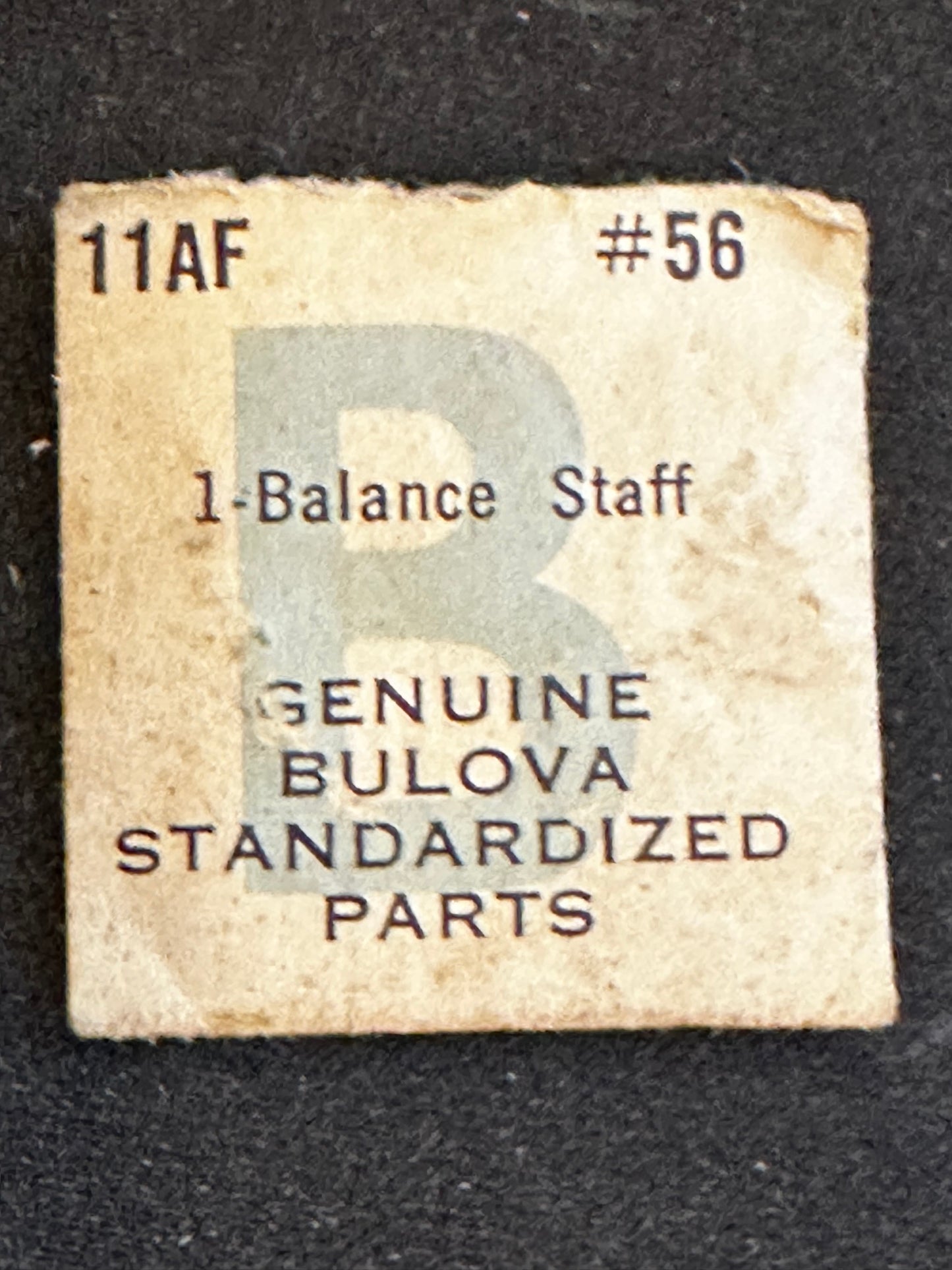 Bulova Factory Balance Staff for caliber 11AF, 11AFC, 11AFAC - New