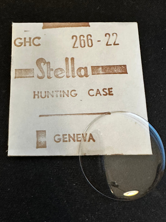 Stella GHC Hunting Case Crystal 26.6mm (size 22) - New