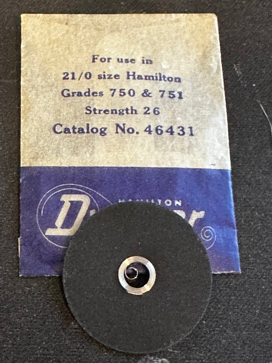 Hamilton Factory Dynavar Mainspring for 21/0s Hamilton Grades 750, 751, 761, 780 No. 46431 - Alloy