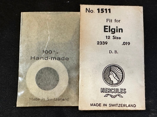 Hercules Mainspring #1511 for Elgin 12s No. 2339 - Steel
