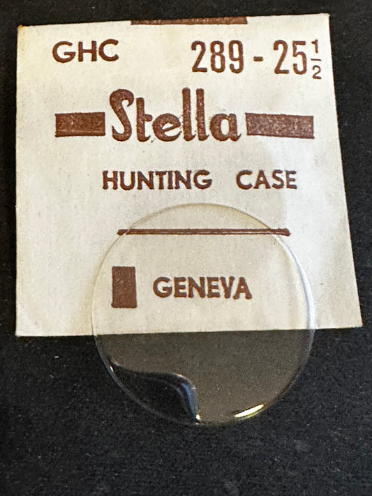 Stella GHC Hunting Case Crystal 28.9mm (size 25½) - New