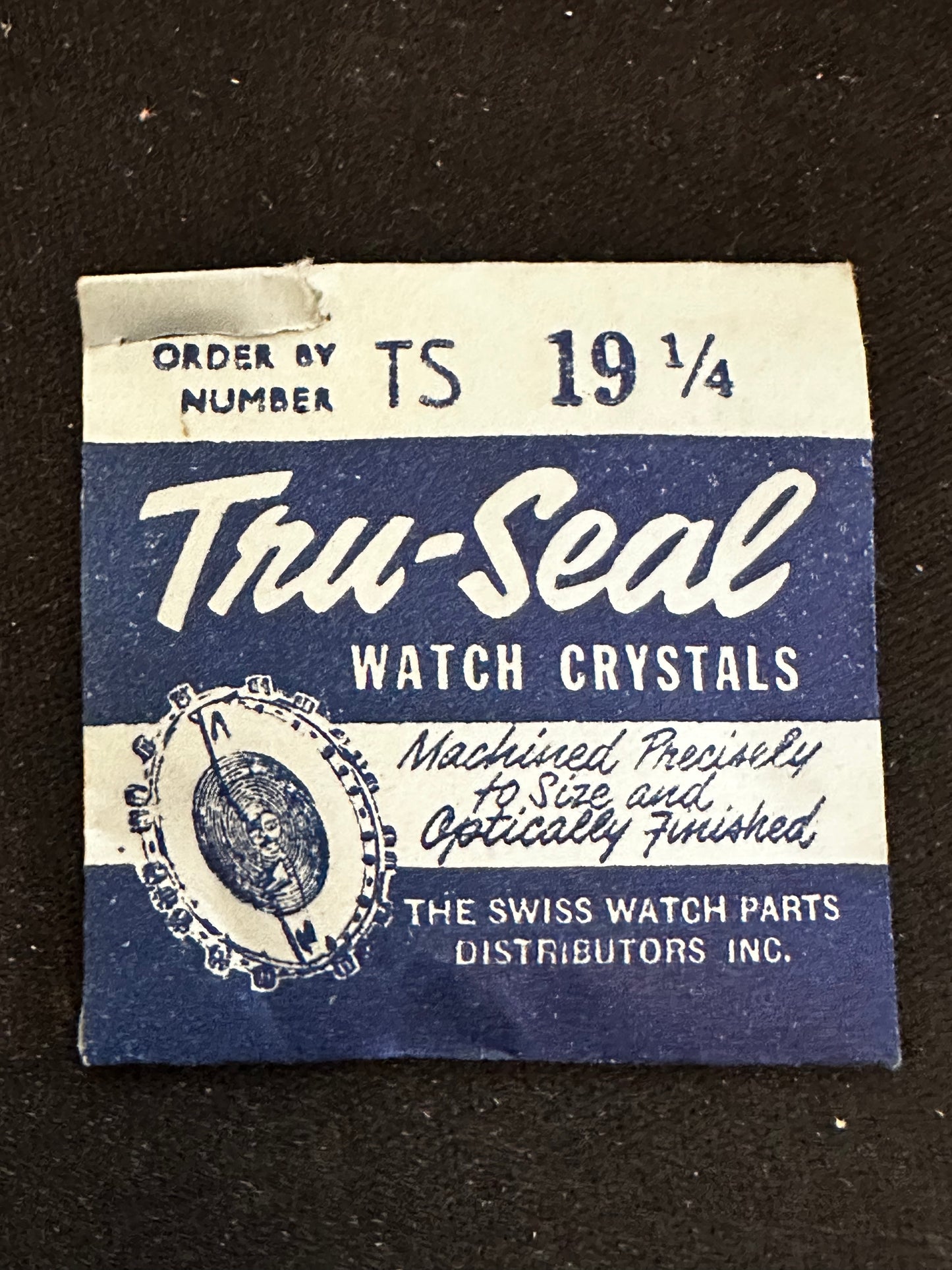 Tru-Seal Round Wrist Watch Crystal sizes 18 thru 33