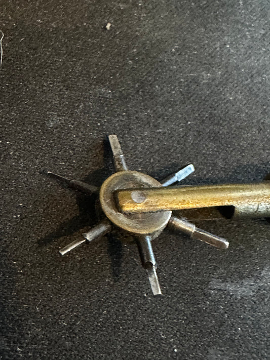 Watchmakers Bracelet & Pocket Watch 6-position Bench Key
