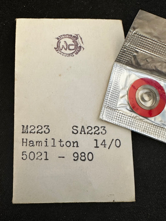 PM Mainspring M223 for 14/0s Hamilton No. 5021 / 718440 - Alloy