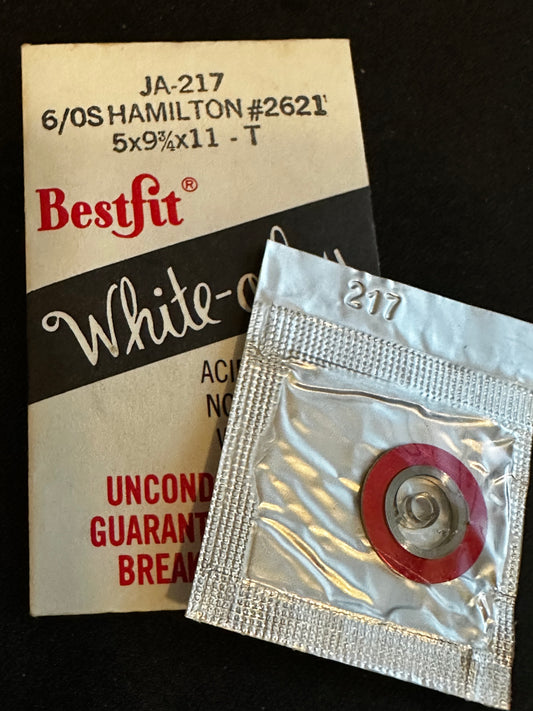 BESTFIT Mainspring JA217 for 6/0s Hamilton No. 2621 / 718203 - Alloy