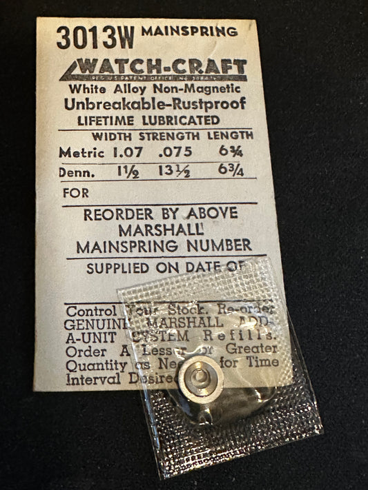 WATCH-CRAFT Mainspring 3013W for Omega caliber 690 - Alloy