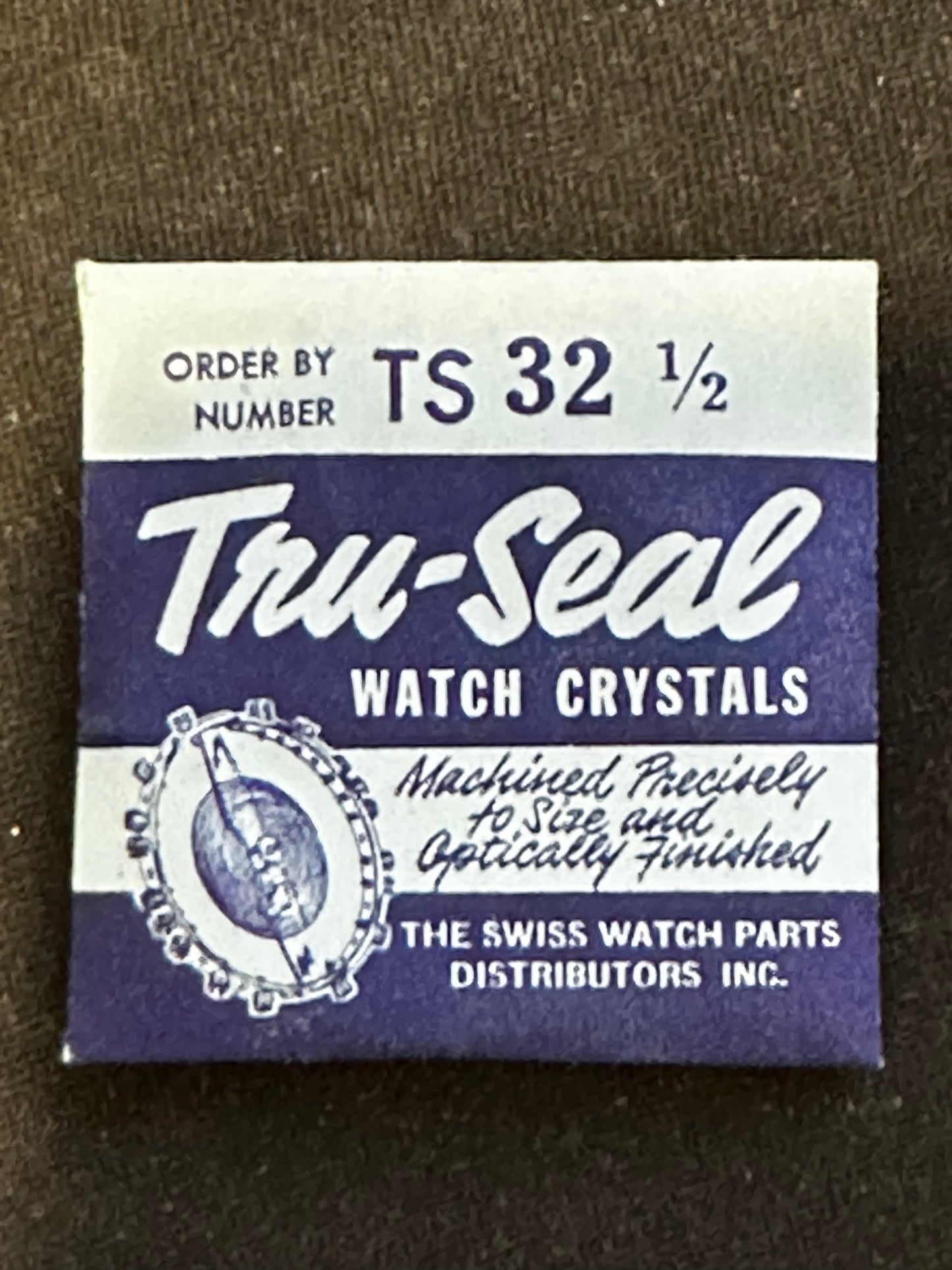 Tru-Seal Round Wrist Watch Crystal sizes 18 thru 33