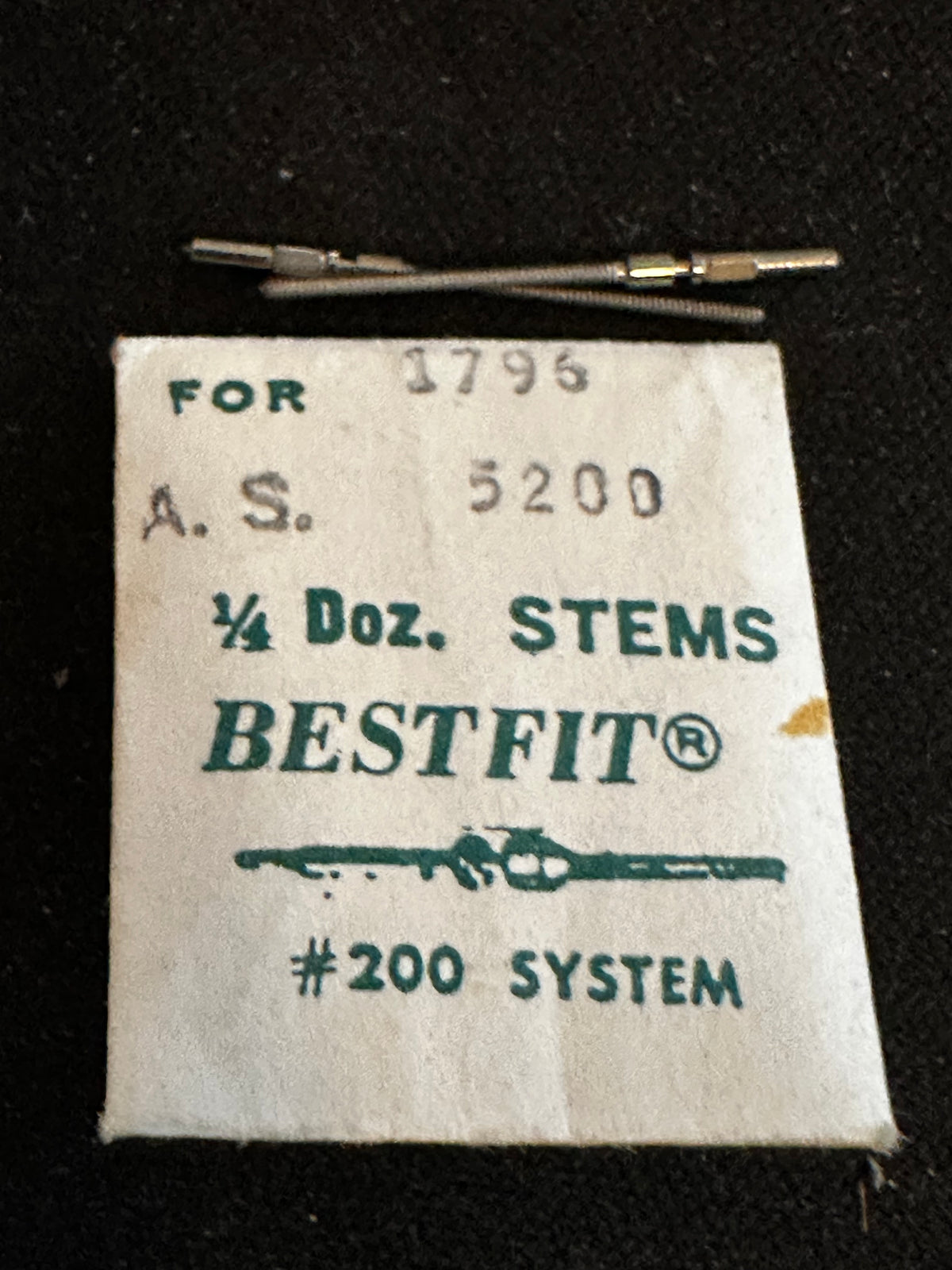 BESTFIT stems (2) for AS caliber 5200 - new in envelope