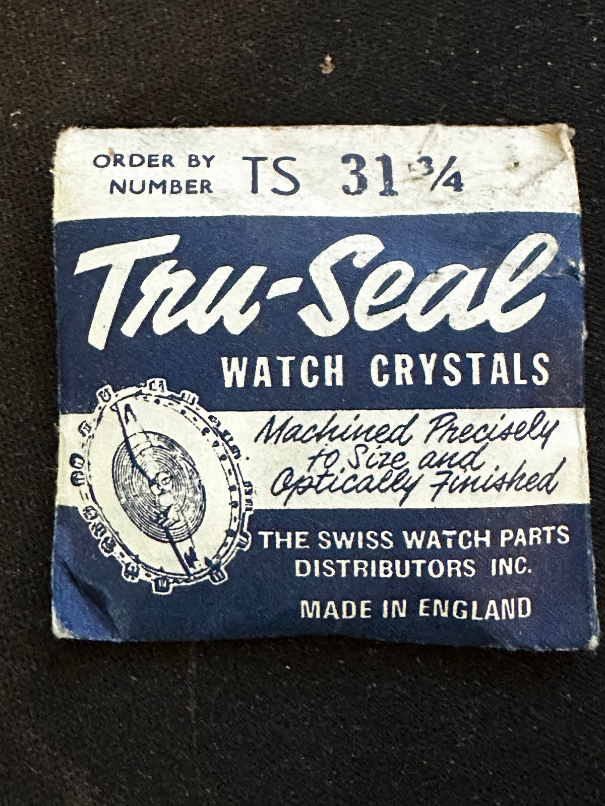 Tru-Seal Round Wrist Watch Crystal sizes 18 thru 33