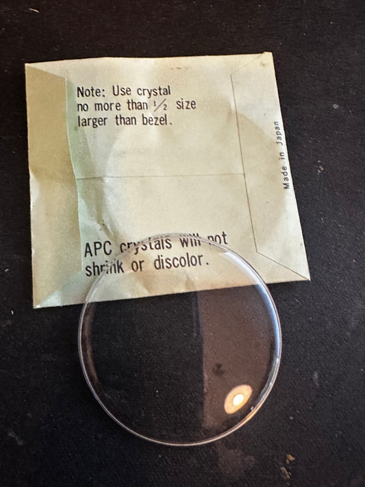 APC Round Pocket Watch Crystal PP 42, 39.3mm - New