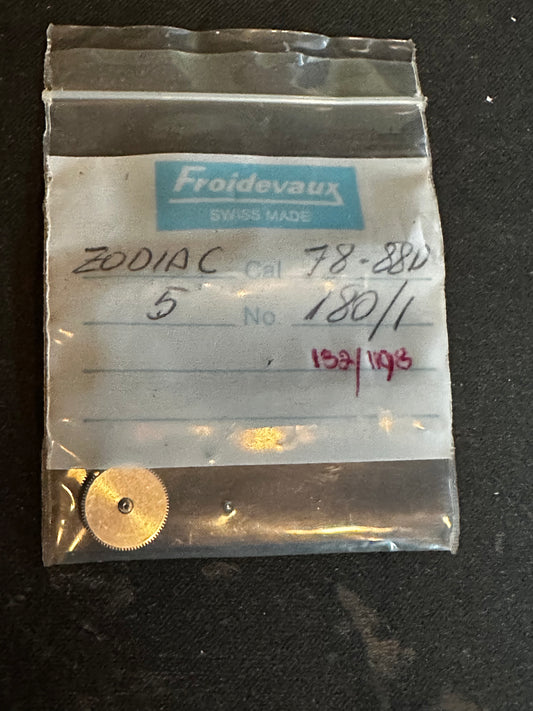 Zodiac Factory Mainspring in sealed barrel for caliber 78 thru 88D