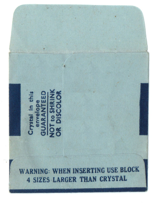 Tru-Seal Round Wrist Watch Crystal sizes 18 thru 32½