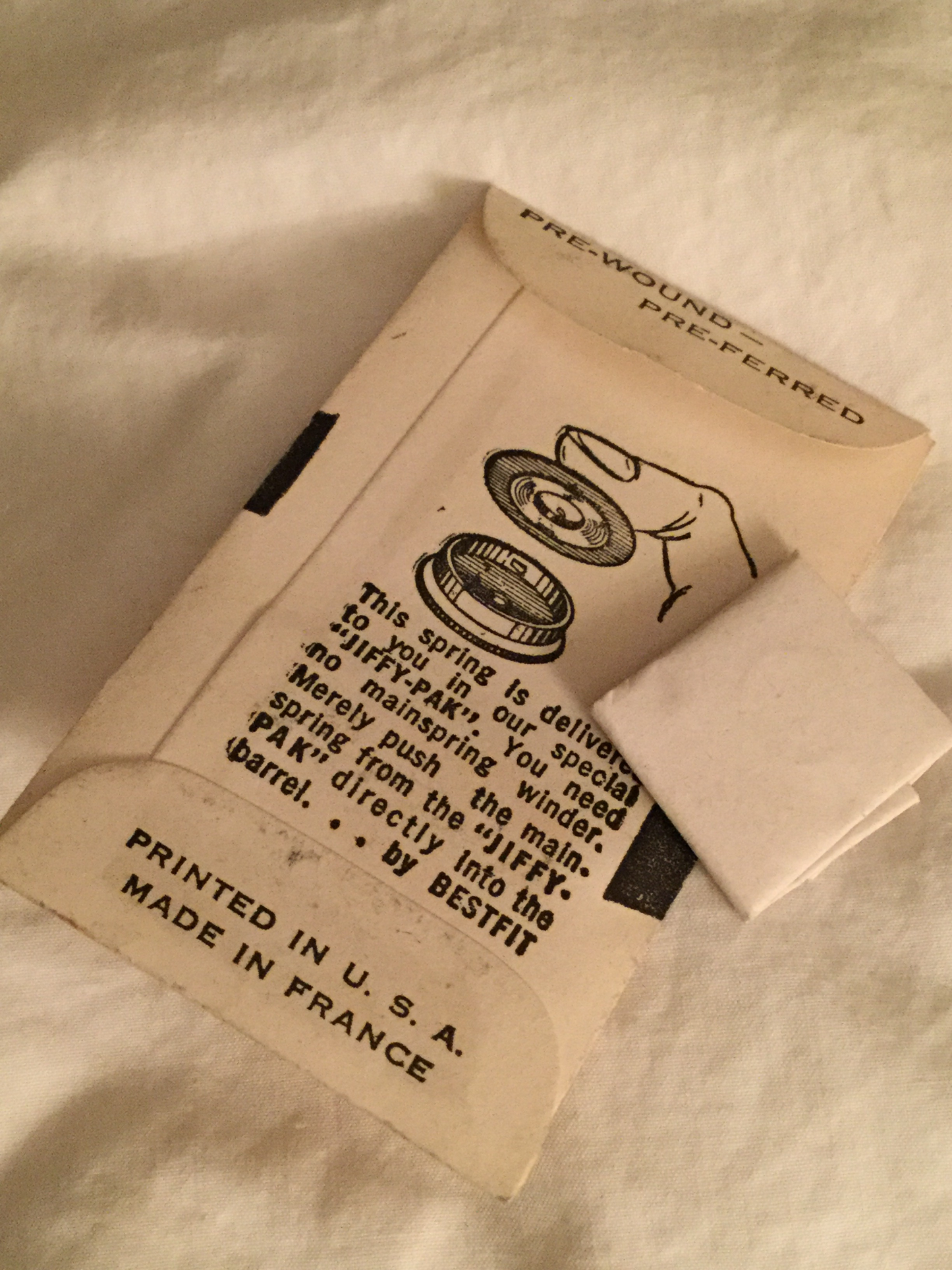 BESTFIT Mainspring 910K for ETA caliber 1260 - Alloy