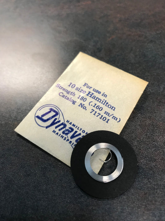 Hamilton Factory Dynavar Mainspring for 10s #717101 - Alloy