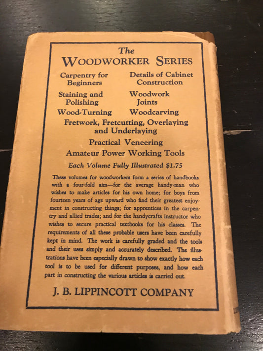 Details of Cabinet Construction (Woodworker Series) Vintage Book