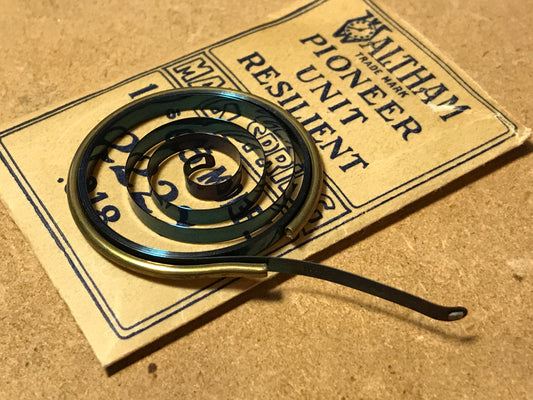 Waltham 14s Factory Mainspring # 2223 for Model 1895 - Steel