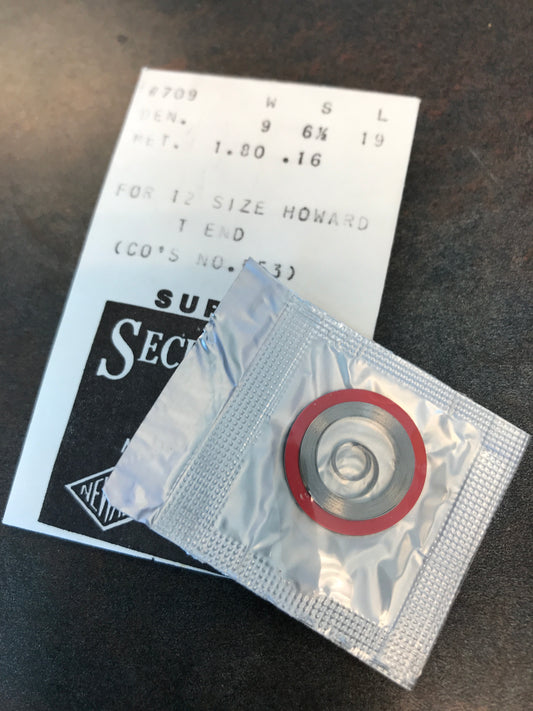 Newall SUPER Security Mainspring #709 for Howard 12s Model 1908 Factory #553 - Alloy