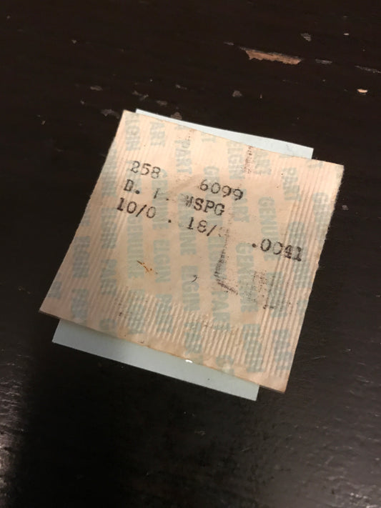 Elgin Factory DuraPower Mainspring for 10/0, 16/0 and 18/0s No. 6099 - Alloy