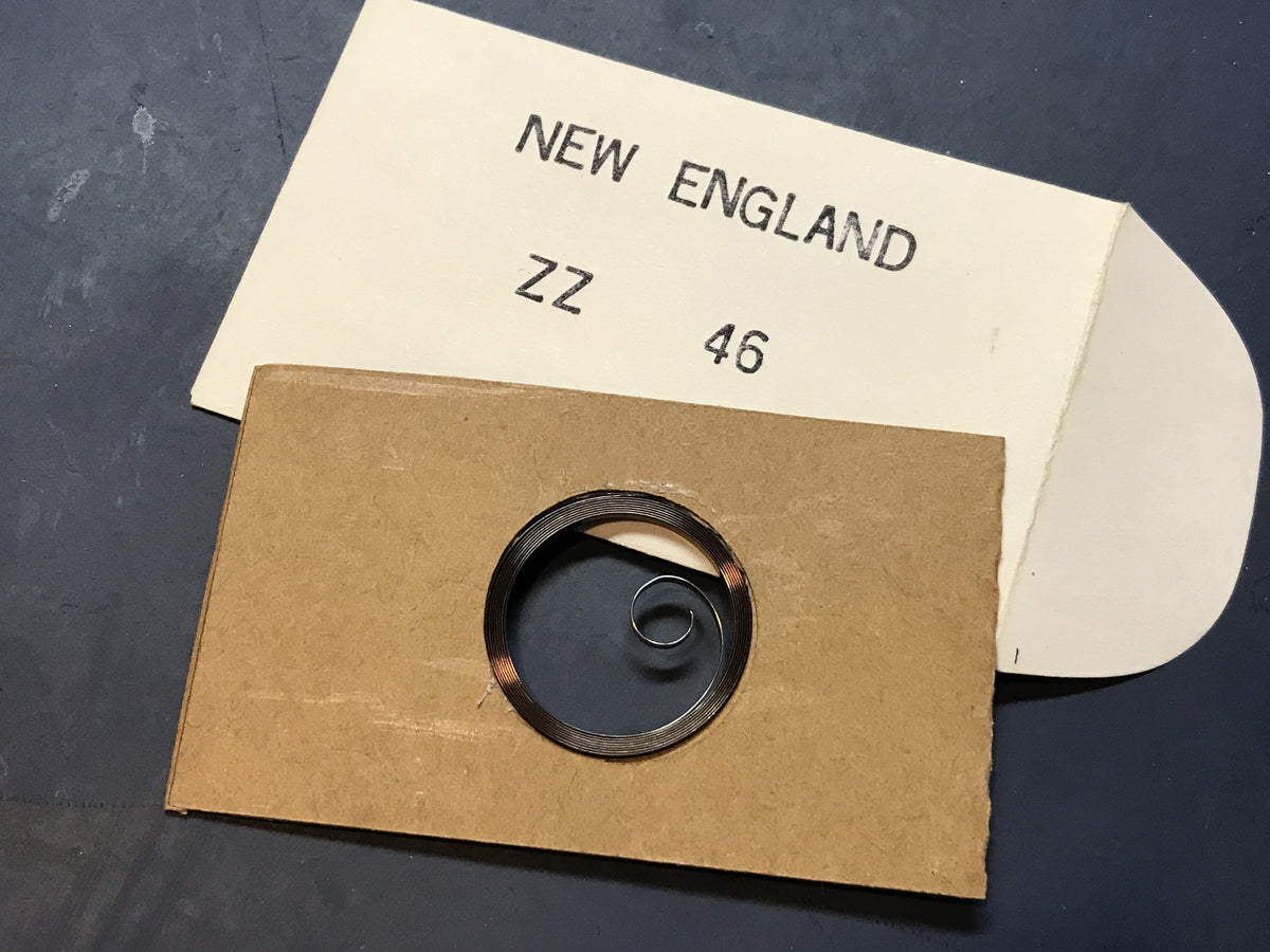 New England Mainspring for Series ZZ Duplex Watches