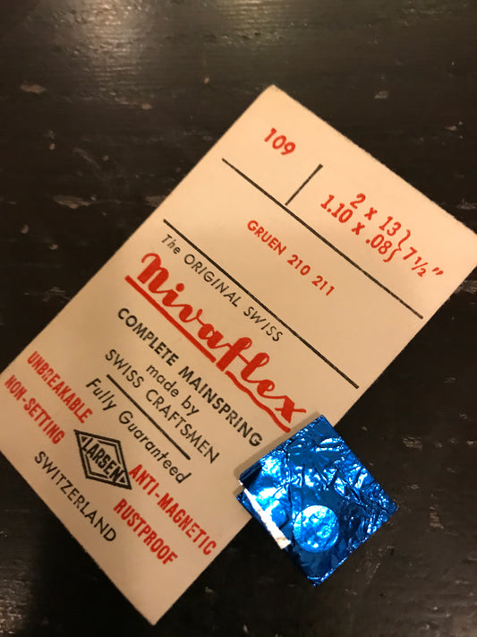 Nivaflex Mainspring for Gruen 210, 211, 212 - Alloy