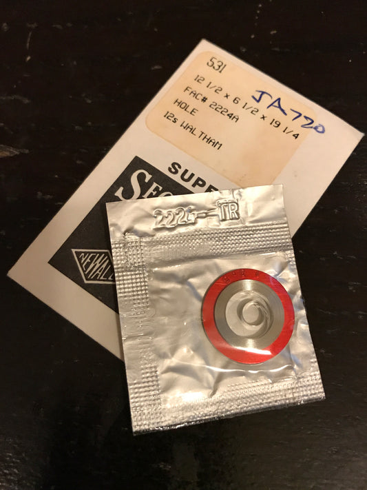 Newall SUPER Security Mainspring #531 for 12s Waltham No. 2224A - Alloy