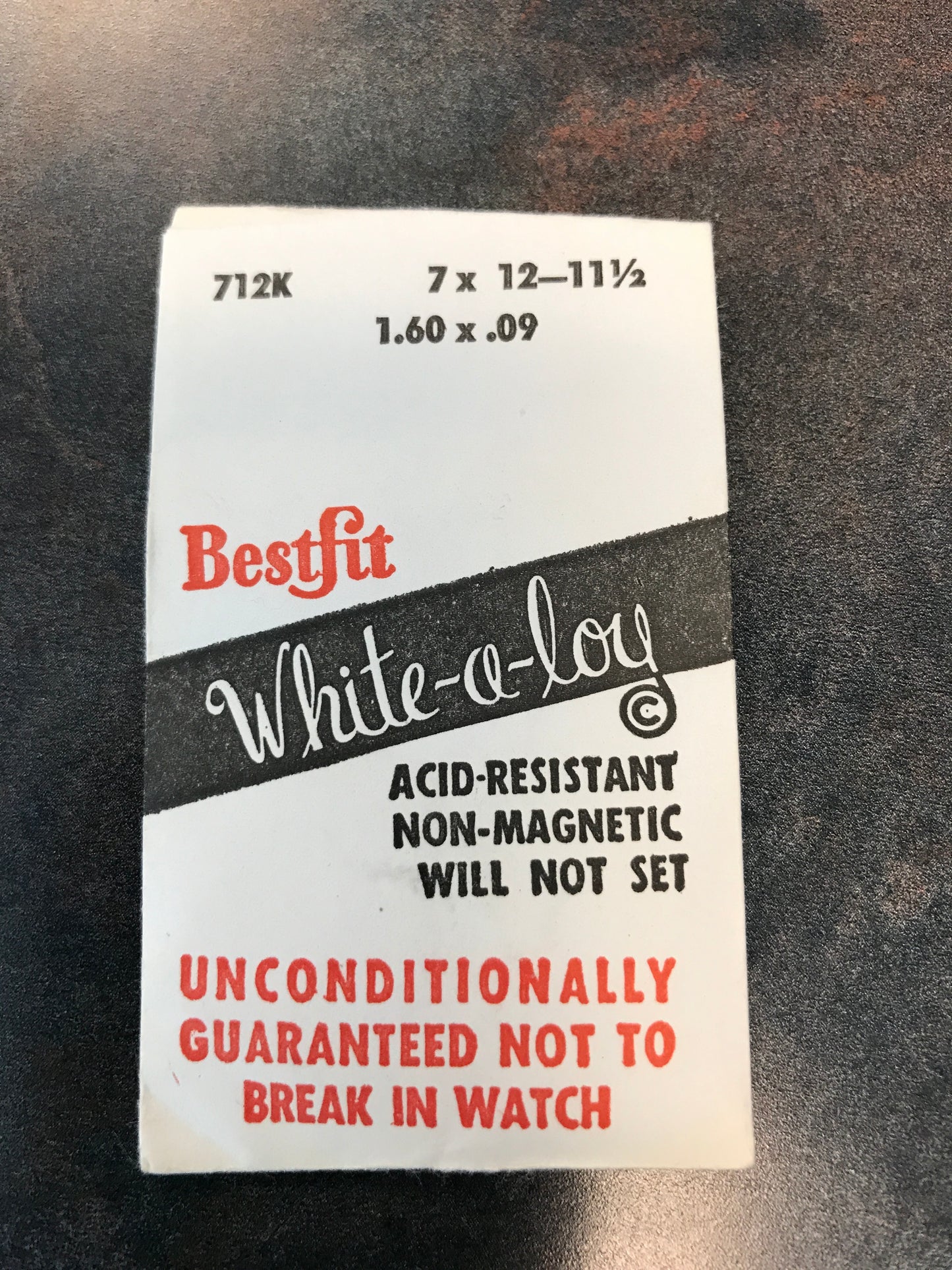 BESTFIT Mainspring 712K for AS 1045 & 1103 & Buser 130 - Alloy