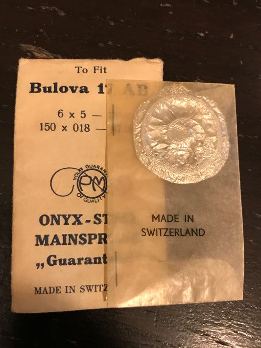 PM Mainspring for Bulova caliber 17AB - Steel